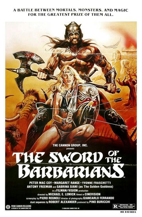 The Sword of the Barbarians poster art