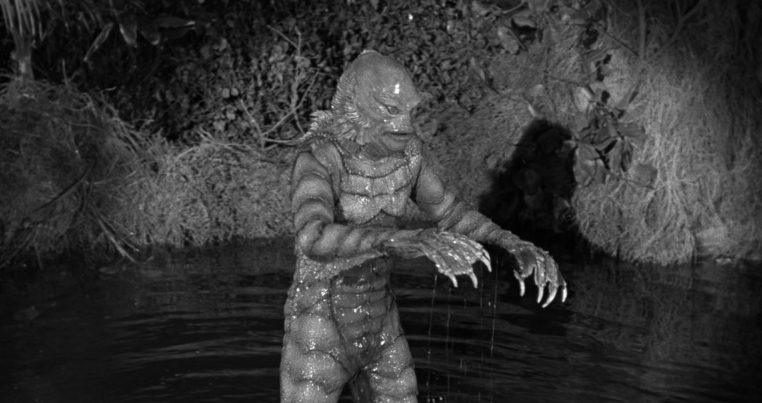 The gill-man rises from the waters