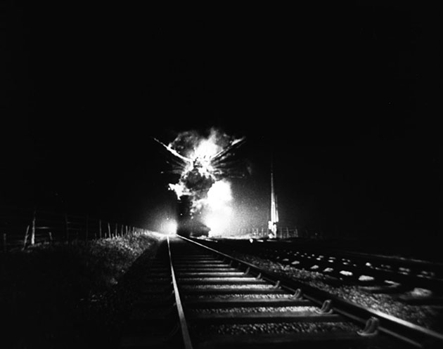 Is it an oncoming train... or oncoming demon?