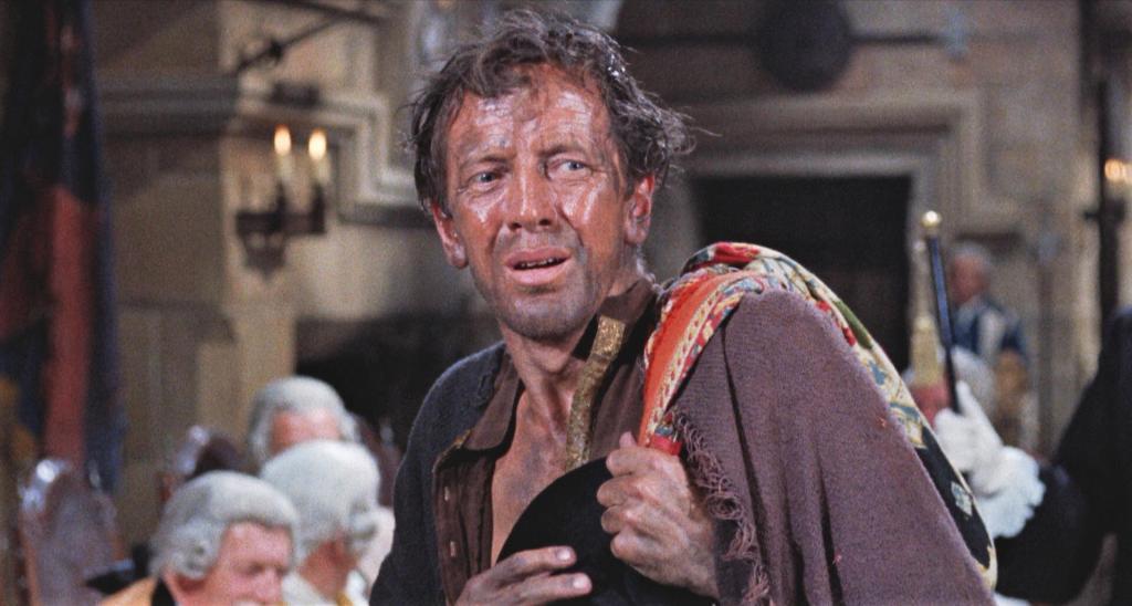 Richard Wordsworth as the beggar