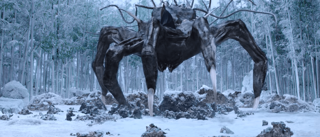 The giant monster hand from the Yinyang Master