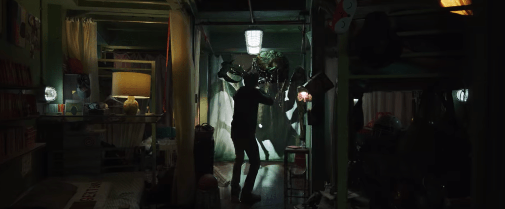 The giant ant in the shower!