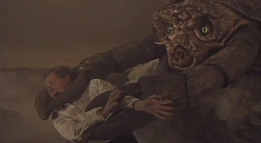 Giant hermit crab attacks