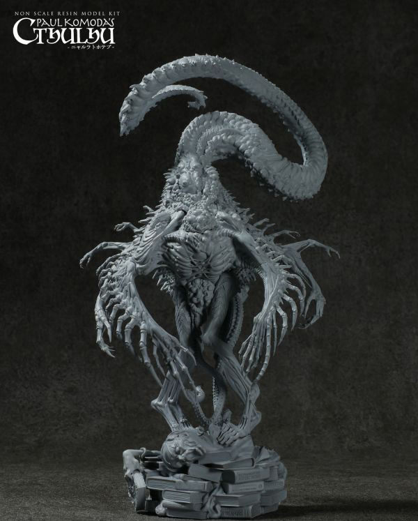 The finished Nyarlathotep resin model kit