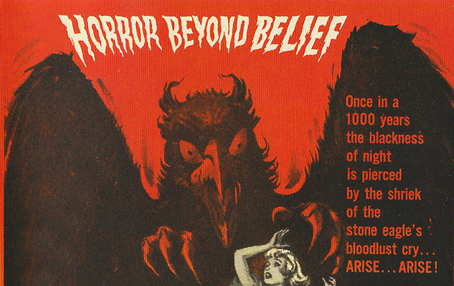 Beware the stone eagle!