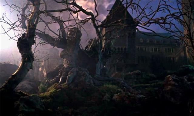 The castle model shot