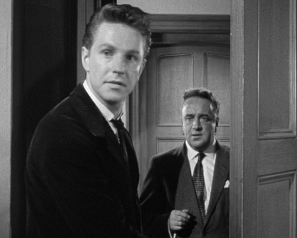 Reginald Beckwith, standing in the doorway, appears in both EAGLE and DEMON!