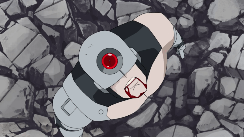 One of Sinclair's savage cyborgs