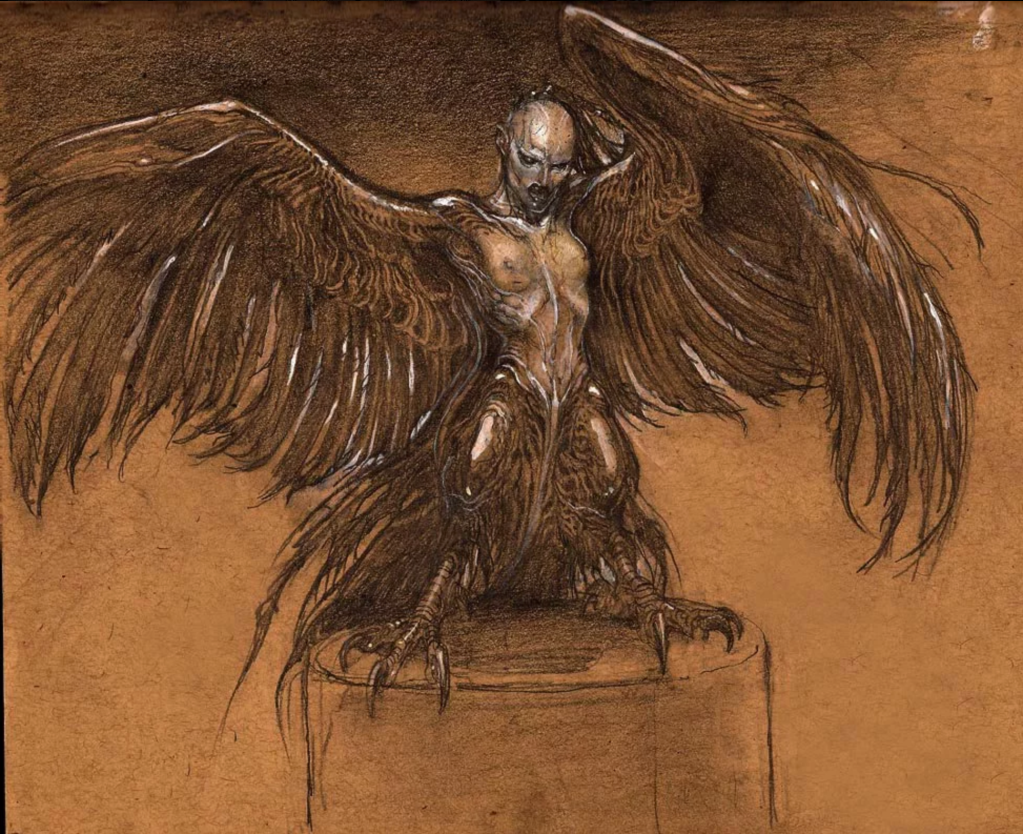 Harpy concept for The Tempest (2010)