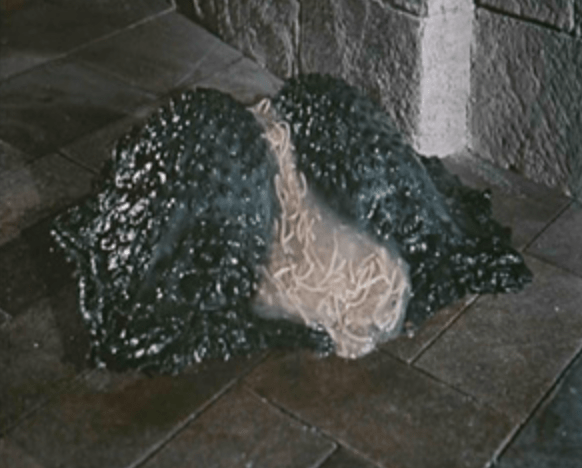 This scene probably put some people off spaghetti for good!