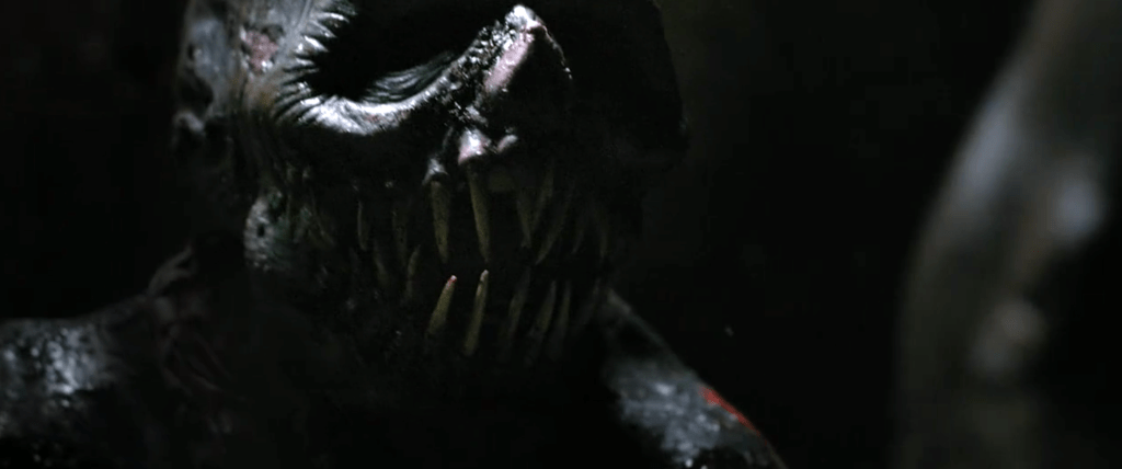 The creature gets up close and personal