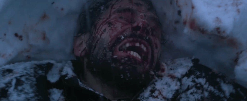 A victim is attacked