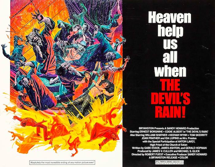 "Heaven help us all when The Devil's Rain!' doesn't actually make much sense as a sentence...