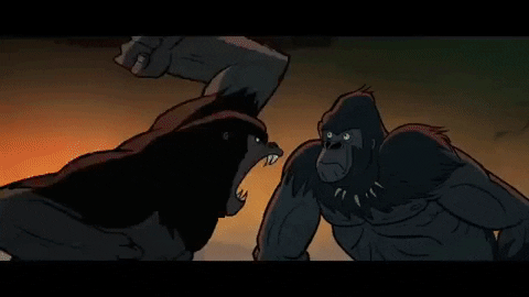 Angry apes!