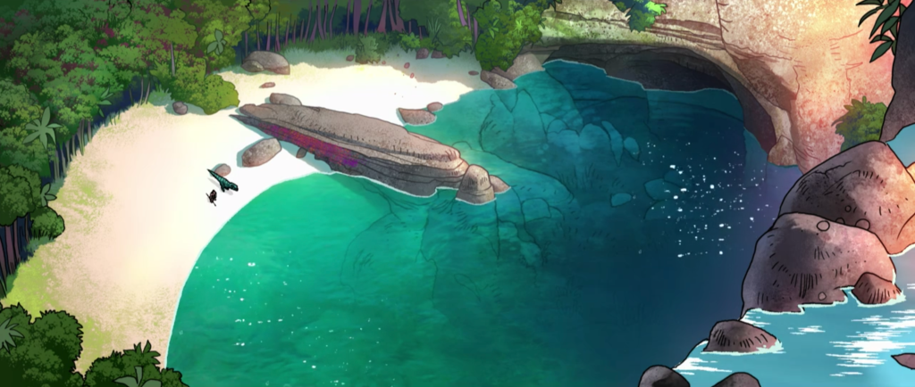 I love the landscapes in this series