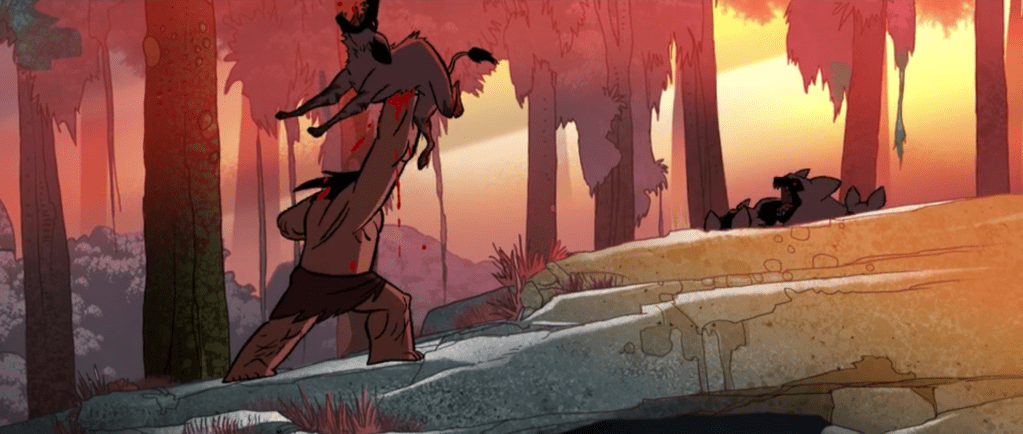 Spear goes berserk to protect the injured Fang