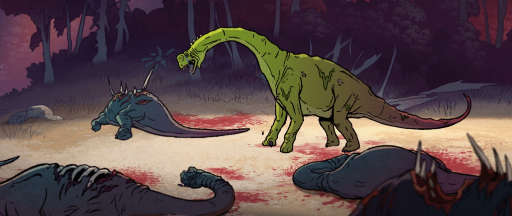A zombie sauropod