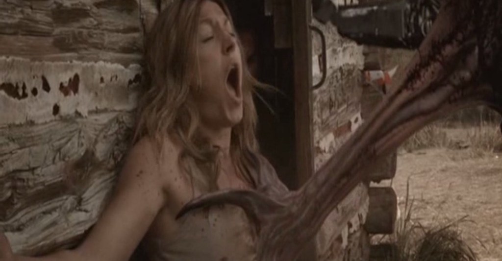 The monster attacks!