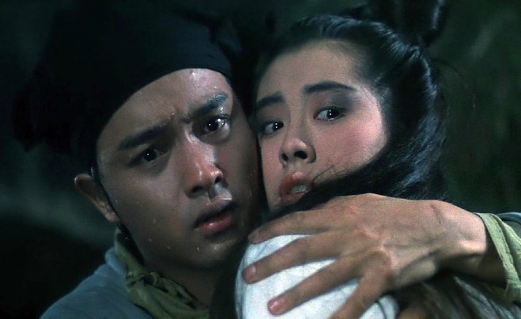Leslie Cheung and Joey Wang