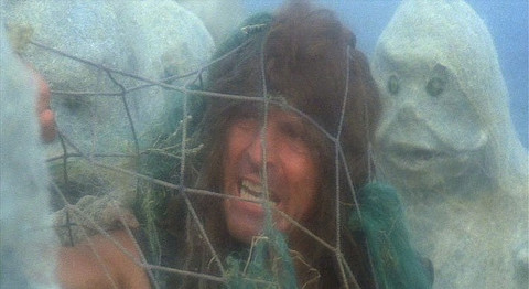 Mace is caught by, er, cobwebby thingies!