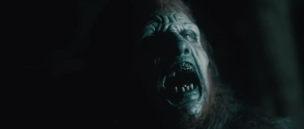 One more shot of Bigfoot roaring