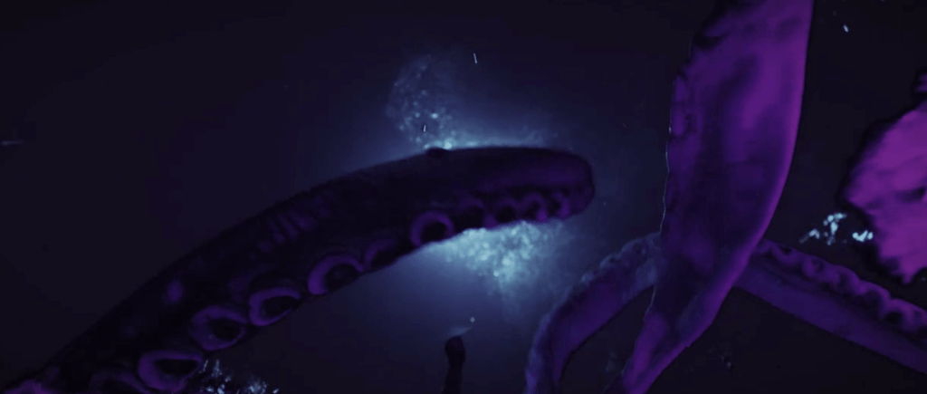 Tentacles in a dream sequence
