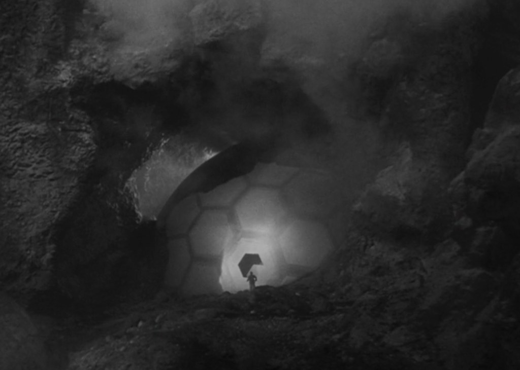 The buried spacecraft