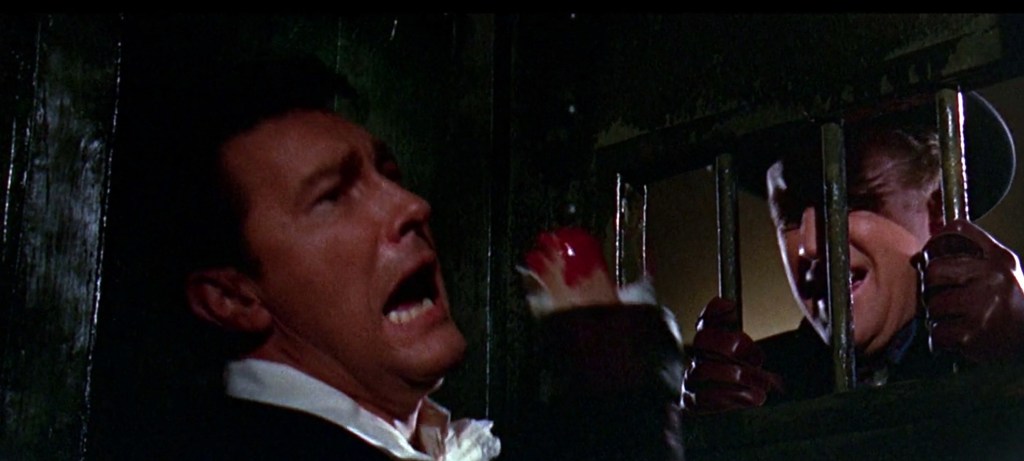 Yet another hand gets chopped off in the film!