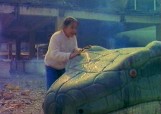 Godfrey Ho used footage from Taiwanese film King of Snake to create his cut-and-paste kaiju flick Thunder of Gigantic Serpent