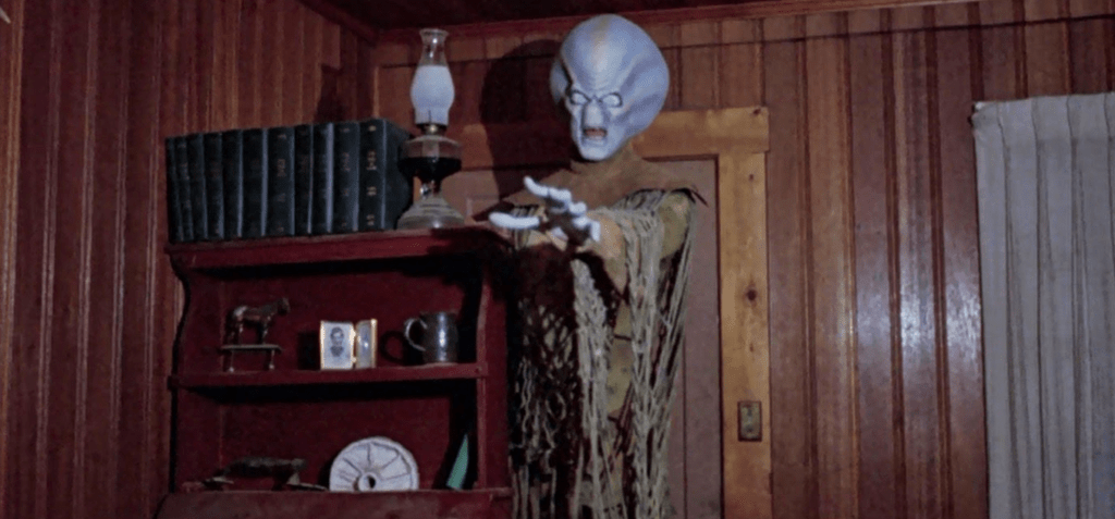 Kevin Peter Hall played the alien