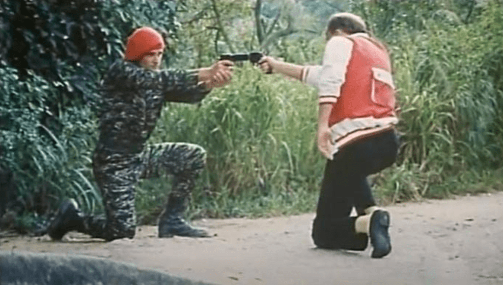 "Go ahead, shoot, make my day, punk!" 