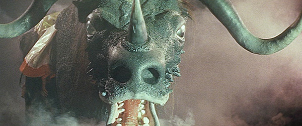 This bull-beast has a horn on its nose