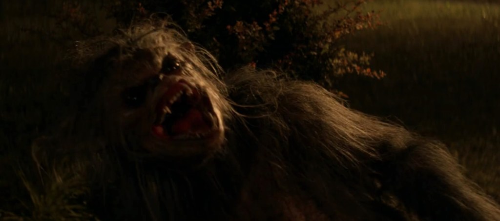 Big-mouthed werewolf!