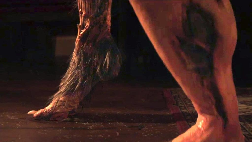 The bulging, flesh-tearing transformation