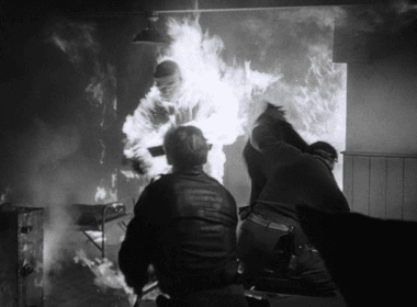 Tom Steele did the full-body burn stunt
