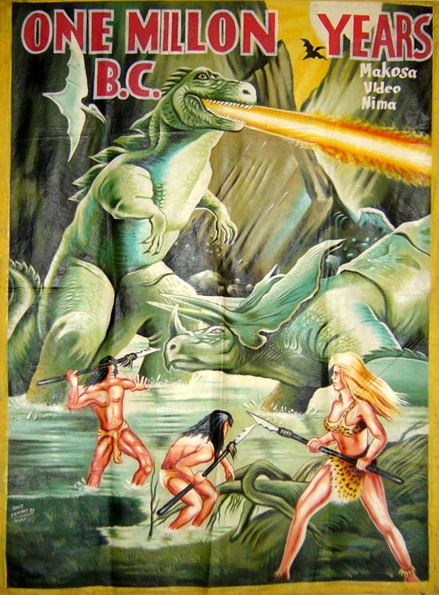 Ghanaian hand-painted poster