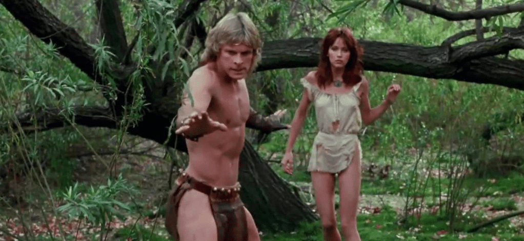 An amusing moment where Dar pretends his panther Ruh is a threat to them