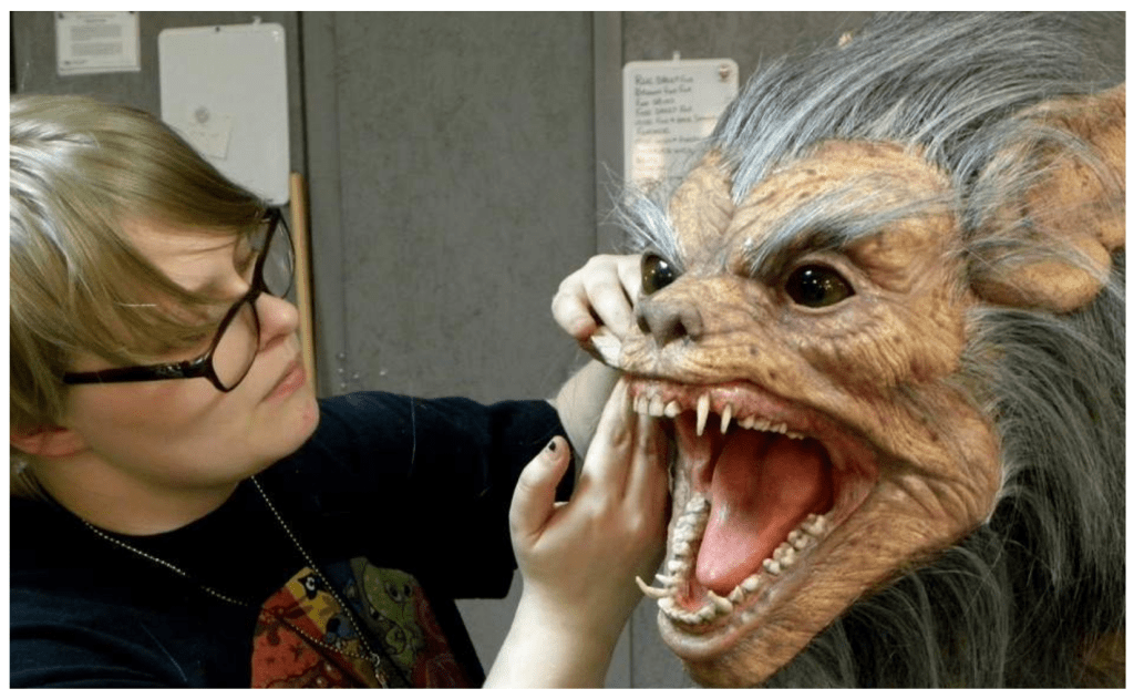 Behind the scenes shot