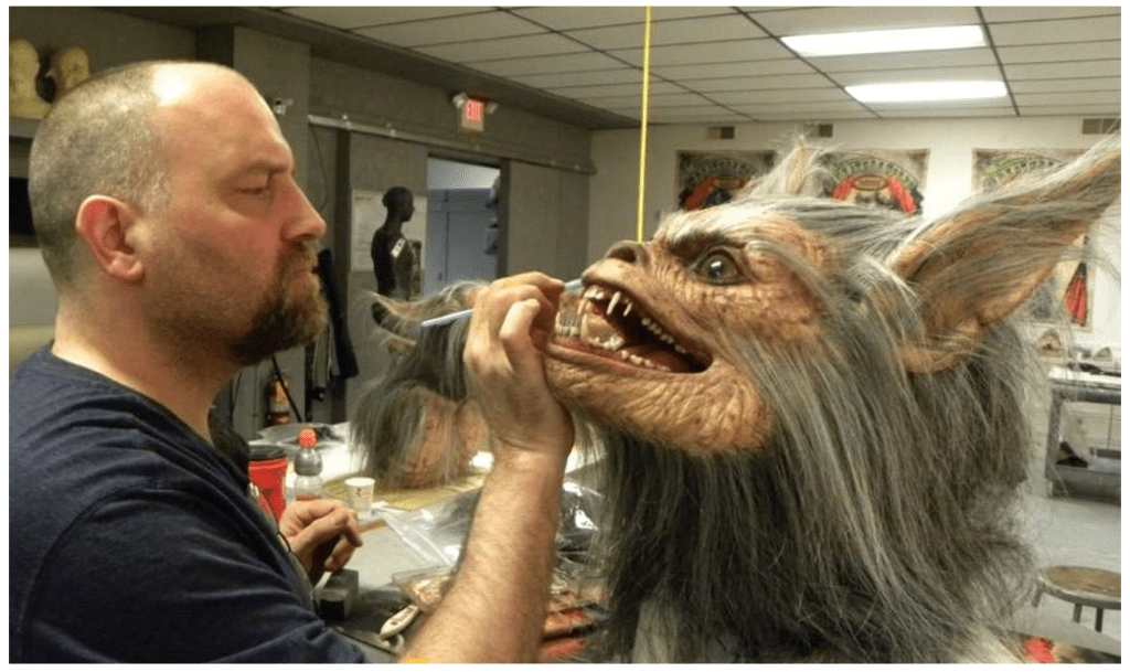 Behind the scenes shot