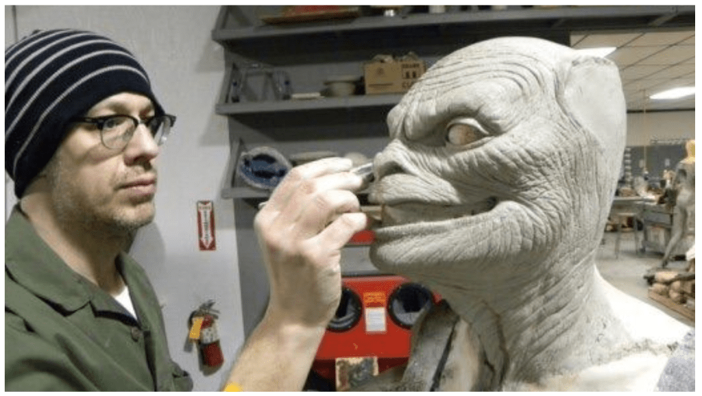 Behind the scenes shot