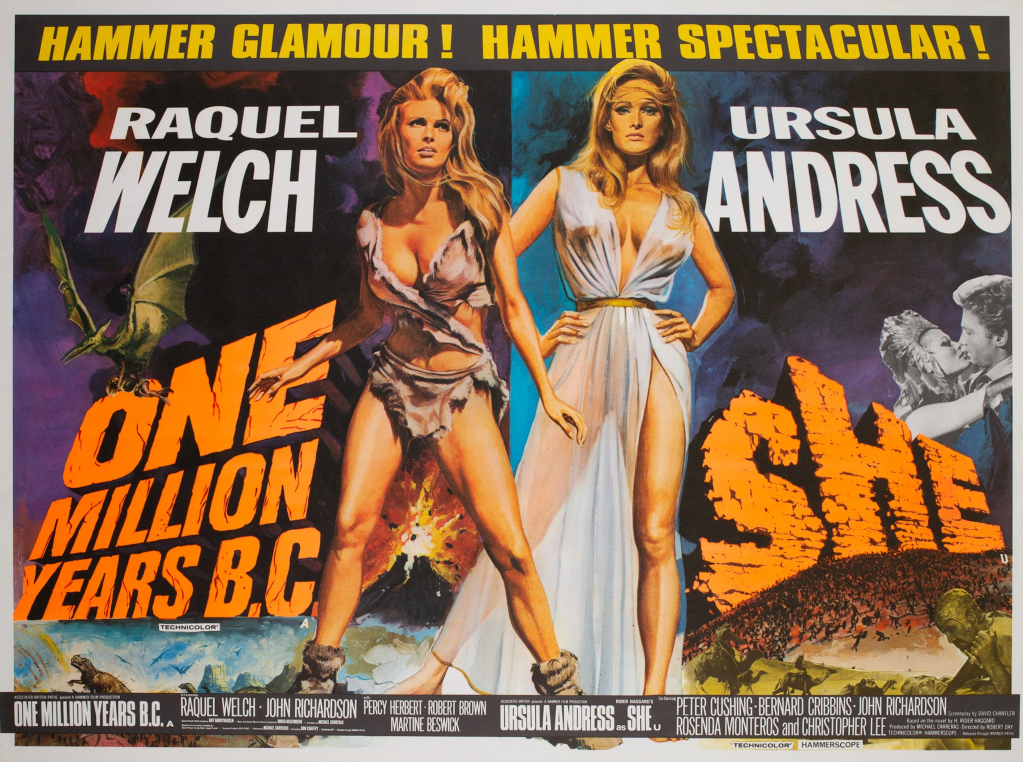 The glorious UK double bill quad poster