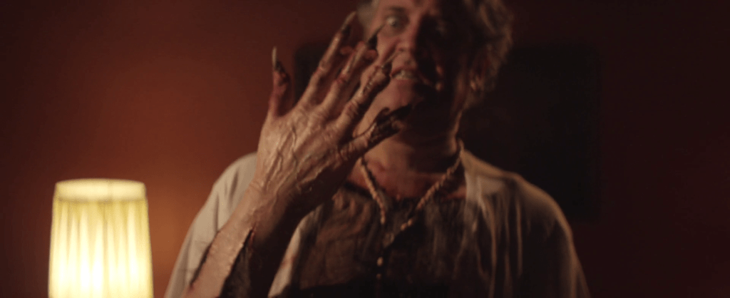 Wolf claws erupt from his fingertips!