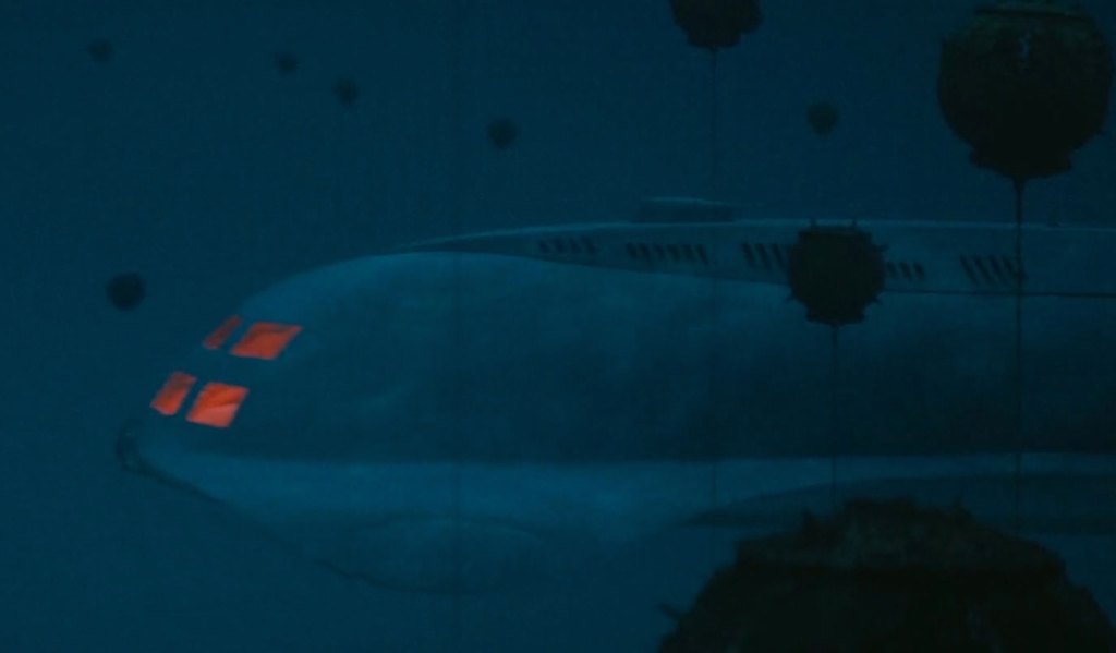 The undersea minefield sequence is pretty tense