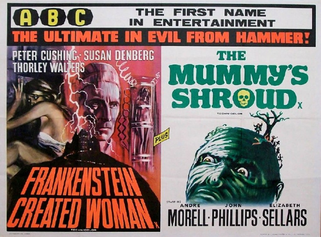 Frankenstein Created Woman/The Mummy's Shroud