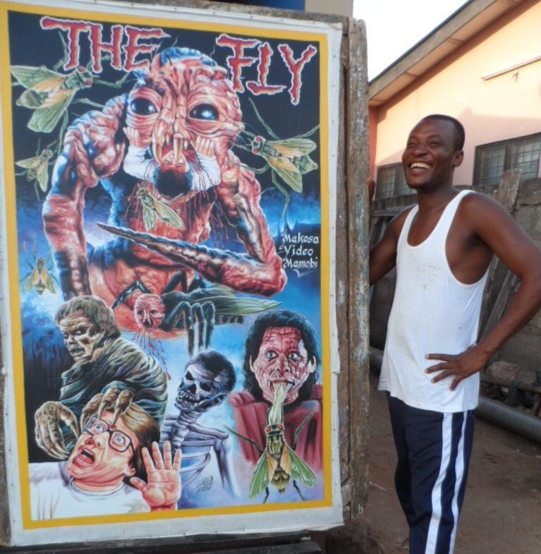 Ghanaian hand-painted poster