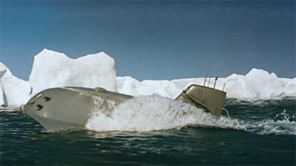 The Seaview surfaces...