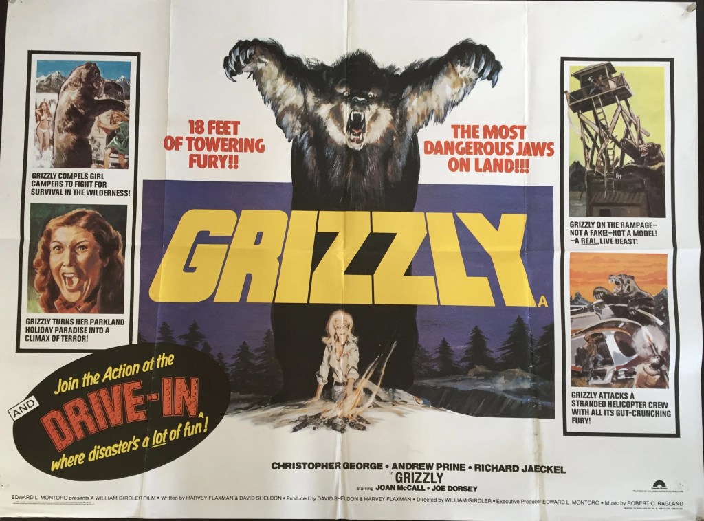 Grizzly/Drive-In: another double bill I saw at the cinema! Woot!