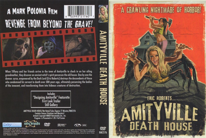 Amityville Death House DVD sleeve