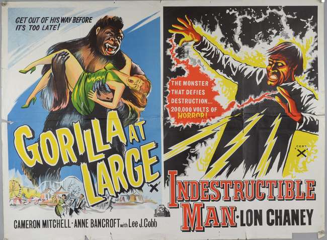 Gorilla at Large/Indestructible Man