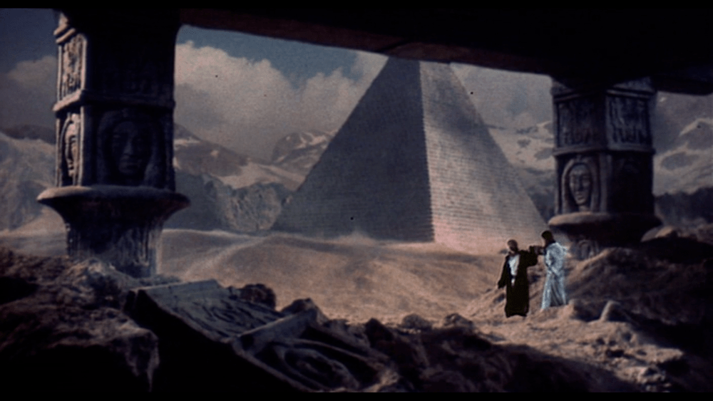 A lovely fantasy landscape. I wish there had been more shots of this kind in the film